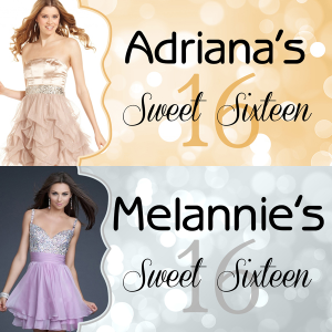 Gold or Silver Sweet Sixteen Banner