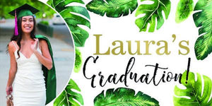 Leaves Graduation Banner
