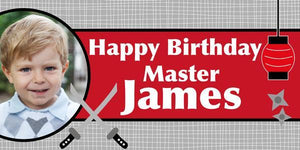 Ninja Master Birthday Banner
