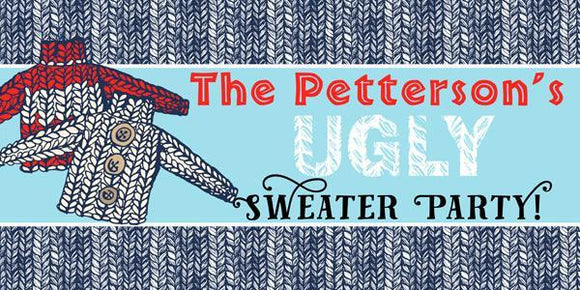 Ugly Sweater Party Banner