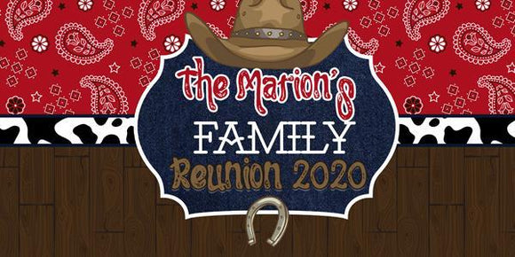 Western Family Reunion Banner